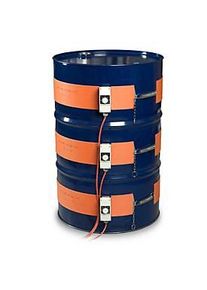 Kuhlmann Fass-Heizg&uuml;rtel, analog, f&uuml;r 200-220-l-Stahlf&auml;sser, 1500 W, 0-120 &deg;C, IP54, B 1670 x T 3 x H 180 mm, Silikon, rot