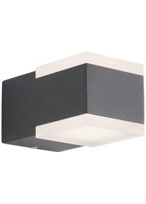 AEG Amity Au&szlig;enwandleuchte LED Anthrazit, 2-flammig