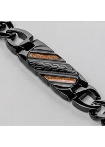 Holzkern Outlands Armband Herren Schwarz und Kork