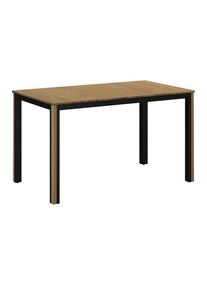 Ambia Garden Gartentisch , Teakfarben , Holz, Metall , Akazie , massiv , rechteckig , eckig , 120x70x68 cm , Gartenm&ouml;bel, Gartentische, Gartentische