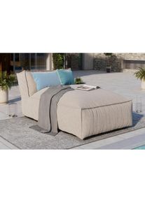 Ambia Garden Loungesofa , Beige , Textil , 95x80x175 cm , wetterbest&auml;ndig, regenabweisend, lichtecht , Gartenm&ouml;bel, Loungem&ouml;bel, Outdoor-Sofas
