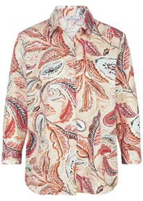 Peter Hahn - Bluse mit 3/4-Arm, beige, Gr. 48, Baumwolle