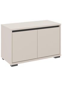 Xora Garderobenbank , Anthrazit, Kaschmir , Kunststoff , 80x50x38 cm , Garderobe, Garderobensets & -serien, Garderoben-Serien