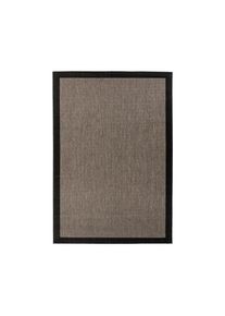 Kayoom Flachwebeteppich Splash 100 Grau / Braun 80/150 cm