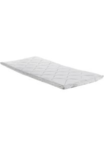 Livetastic Topper , Weiss , Textil , F&uuml;llung: Polyester , 70x140 cm , Oeko-Tex&reg; Standard 100 , Ober- und Unterseite versteppt, wendbar, atmungsaktiv, mit Gummiband, alternative Gr&ouml;ssen erh&auml;ltlich , Schlafzimmer, Matratzen, Topper