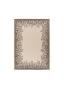 Kayoom Flachwebeteppich Splash 900 Creme / Braun 80/150 cm