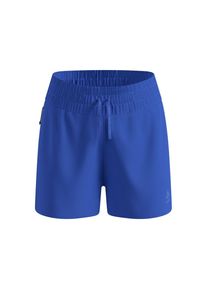 Odlo Damen Zeroweight 3 Inch Print 2-in-1 Short blau