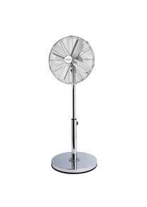 Mican Standventilator , Metall , 90 cm Schubladen , 39x90-129x44.5 cm , CE , oszillierend, einfaches Ausrichten des Luftstroms, verstellbarer Neigungswinkel, Schutzgitter , Elektroger&auml;te, K&uuml;hlger&auml;te, Ventilatoren, Standventilatoren