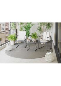 Ambia Garden Balkonset , Grau , Metall, Textil , 3-teilig , zylindrisch , 49.5x83.5x60 cm , wetterbest&auml;ndig, geeignet f&uuml;r Balkon , Gartenm&ouml;bel, Gartengarnituren, Gartenm&ouml;bel-Set