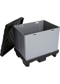 Palettenbox, faltbar, aus PP, Inhalt 215 l, ab 1 Stk