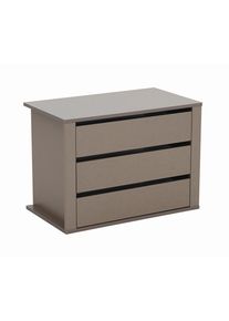 Boxxx Schubkasteneinsatz , Schlammfarben , Holzwerkstoff , 3 Schublade(n) Schubladen , 75x54x47 cm , Schlafzimmer, Kleiderschr&auml;nke, Schrankzubeh&ouml;r, Schubkasteneinsatz