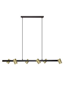 H&auml;ngeleuchte Lp-731/6p Gold _ Snow 6 115/45/150 cm