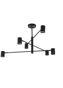 Deckenleuchte Lp-731/6p Bk_snow 6 80/12/44.5 cm