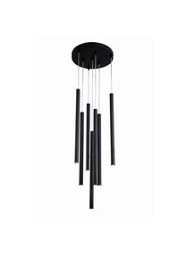H&auml;ngeleuchte Lp-894/7p Bk Lungo 7 30/150 cm