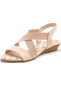 Damen Sandalette ros&eacute;