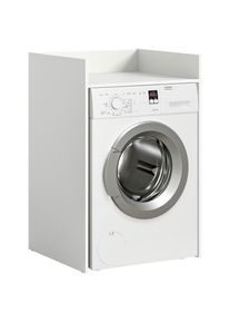 Mid.you Waschmaschinenschrank , Weiss , Holzwerkstoff , 66x101x60 cm , FSC MIX , Waschk&uuml;che, Waschmaschinenschrank