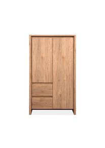 Mid.you Highboard , Naturfarben , Holzwerkstoff , 5 F&auml;cher , 2 Schublade(n) Schubladen , 86x140x40 cm , stehend , Kleinm&ouml;bel, Kommoden, Highboards