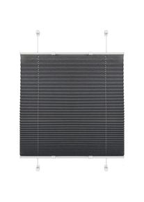 Boxxx Plissee , Hellgrau , Textil , Uni , 80x130 cm , L&auml;nge universell einstellbar , Heimtextilien, Vorh&auml;nge, Plissees