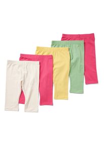 Tchibo - 5 Leggings 3/4 pour enfant - Kinder - taille: 110/116