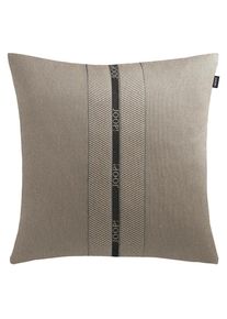 JOOP! Kissenbezug , Dunkelbraun, Cappuccino , Textil , Streifen , 40x40 cm , hochwertige Qualit&auml;t , Heimtextilien, Wohntextilien, Kissenbezug