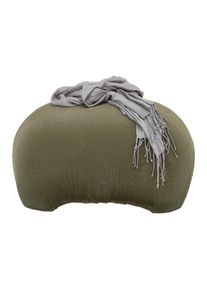 Hocker Marla -Trend- Gr&uuml;n Textil, Holzwerkstoff