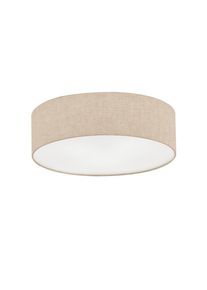 Fischer und Honsel Fischer & Honsel Deckenleuchte , Sandfarben , Textil , 60x15x60 cm , Lampen & Leuchten, Innenbeleuchtung, Deckenlampen, Deckenlampen