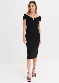 Minikleid in schwarz, Gr&ouml;sse 52, bonprix