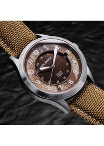 Holzkern Holzuhr Wildlight (Picasso Jaspis/Grau), Herren, Naturholz