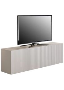 Xora Lowboard , Kaschmir , Holzwerkstoff , 2 F&auml;cher , 140x41x31 cm , Bsci , Beim&ouml;bel erh&auml;ltlich, h&auml;ngend , Wohnzimmer, TV M&ouml;bel, Lowboards, Lowboards h&auml;ngend