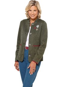 Damen Blazer khaki-meliert