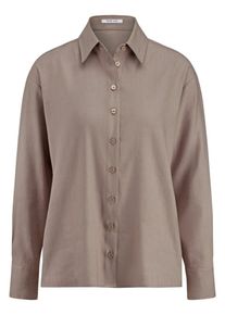 Peter Hahn - Long-Bluse, beige, Gr. 52, Leinen