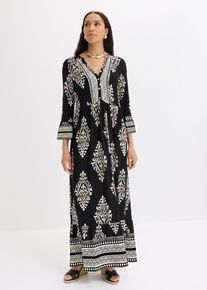 Tunika-Kleid aus softem Viskose-Mix in schwarz, Gr&ouml;sse 36/38 (S), bonprix