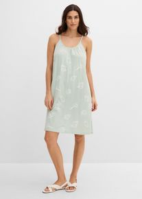 H&auml;nger-Jerseykleid aus Bio-Baumwolle in gr&uuml;n, Gr&ouml;sse 36/38 (S), 100% Baumwolle, bonprix