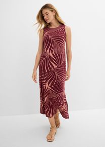 Jerseykleid aus flie&szlig;endem Viskose-Mix in rot, Gr&ouml;sse 44/46 (L), bonprix