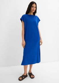 Shirtkleid aus Interlock Bio-Baumwolle in blau, Gr&ouml;sse 40/42 (M), 100% Baumwolle, bonprix