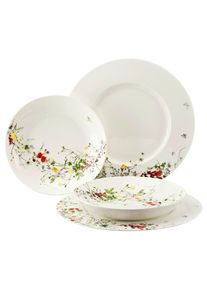 Rosenthal Tafelservice , Mehrfarbig , Keramik , 4-teilig , Floral , Geschirr, Geschirr-Sets, Tafelservice
