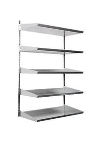 Wandregal, 5 B&ouml;den, ohne K&auml;sten, L 1000 x B 640 x T 300 mm