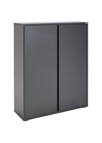 Xora Schuhschrank , Anthrazit , Kunststoff , 6 F&auml;cher , 97.5x120x34 cm , Garderobe, Schuhaufbewahrung, Schuhschr&auml;nke