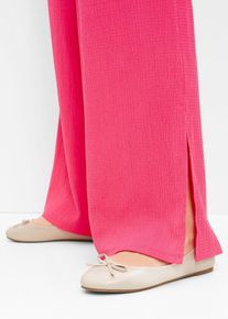 Ballerinas mit Schleife in beige, Gr&ouml;sse 42, bonprix