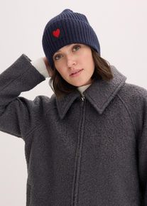 Bonnet en bleu, Taille Onesize, Couleur/Motif: bleu fonc&eacute;/fraise, bonprix