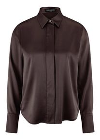 Fadenmeister Berlin - Bluse mit Seide, braun, Gr. 42, Seide