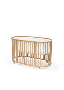 Stokke Nestchen , Weiss , Textil , F&uuml;llung: Kaltschaum , 136.4x69.8x38 cm , Textiles Vertrauen - Oeko-Tex&reg; , Schlafen, Babybettausstattung, Babynestchen & Nestchenschlangen
