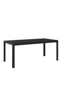 Amatio Gartentisch , Schwarz , Metall, Keramik , rechteckig , konisch , 90x75x180 cm , Gartenm&ouml;bel, Gartentische, Gartentische