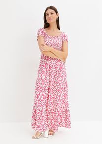 Maxikleid aus Viskose-Mix in pink, Gr&ouml;sse 32/34 (XS), bonprix
