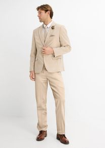 Hochzeitsanzug mit Weste und Krawatte (4tlg. Set) in braun, Gr&ouml;sse 56, bonprix