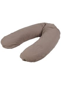 Patinio Stillkissen , Taupe , Textil , 40 l , F&uuml;llung: EPS Mikroperlen,EPS Mikroperlen , 35x190 cm , Oeko-Tex&reg; Standard 100 , Bezug abnehmbar, Bezug waschbar, schadstoffgepr&uuml;ft, mit Reissverschluss , F&uuml;ttern, Stillen, Stillkissen