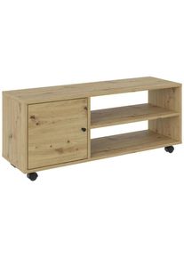 Boxxx Tv-Element , Eiche Artisan , Holzwerkstoff , 1 F&auml;cher , 100x42x33.5 cm , Baby- und Kinderm&ouml;bel, Kinder- & Jugendzimmer, Phonom&ouml;bel