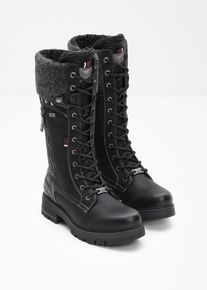 Mustang Schn&uuml;rstiefel in schwarz, Gr&ouml;sse 42, Mustang