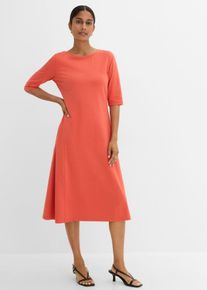 Shirtkleid in rot, Gr&ouml;sse 36/38 (S), 95% Baumwolle, bonprix