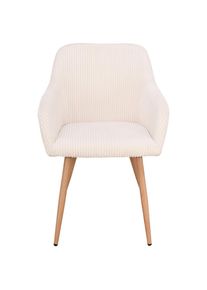 Livetastic Armlehnstuhl , Beige , Holz, Metall, Textil , Pappel , Sperrholz , Rundrohr , 55x84x60 cm , Esszimmer, St&uuml;hle, Polsterst&uuml;hle